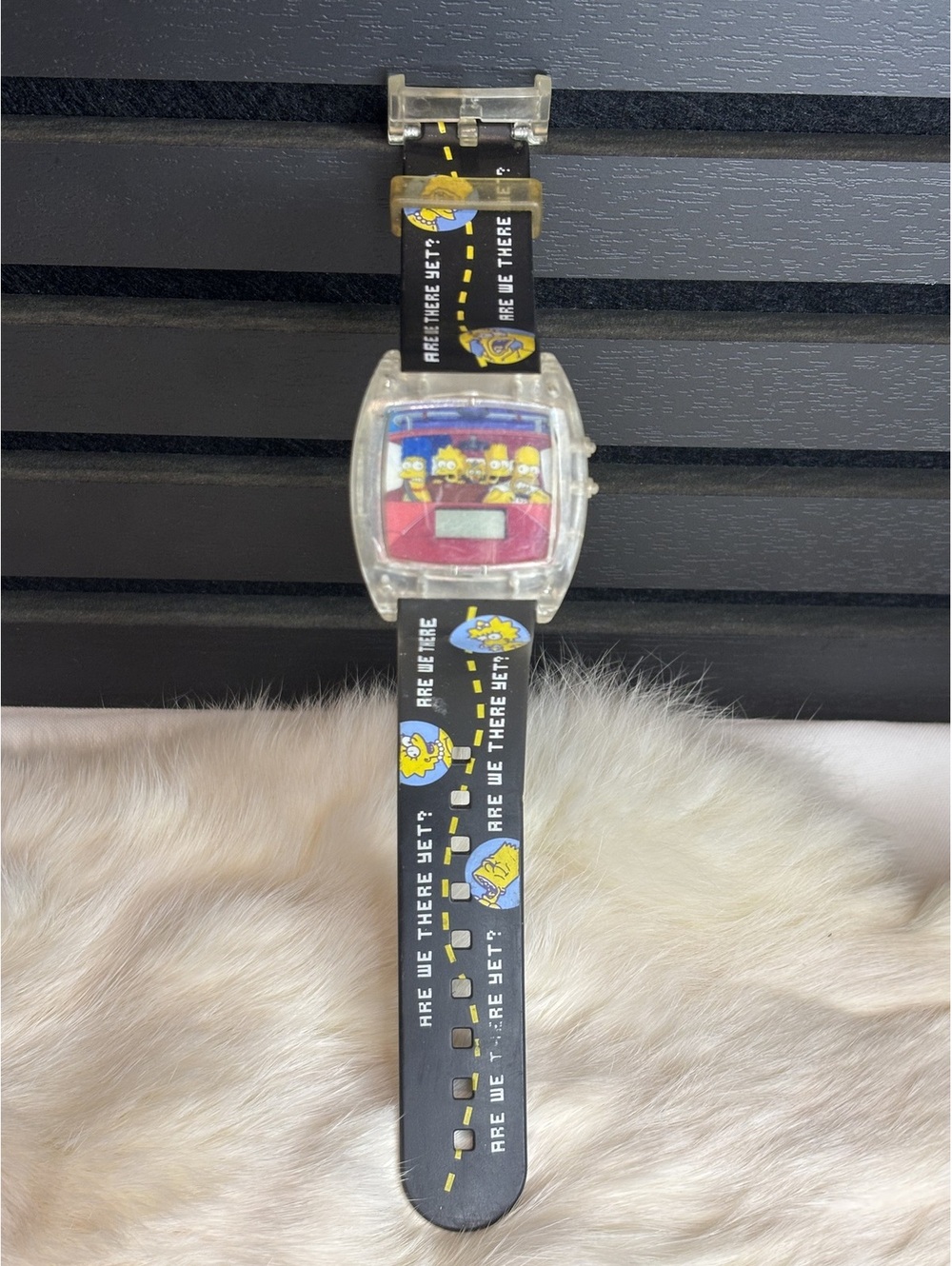 The Simpsons Digital Watch with 'Are We There Yet?' Strap